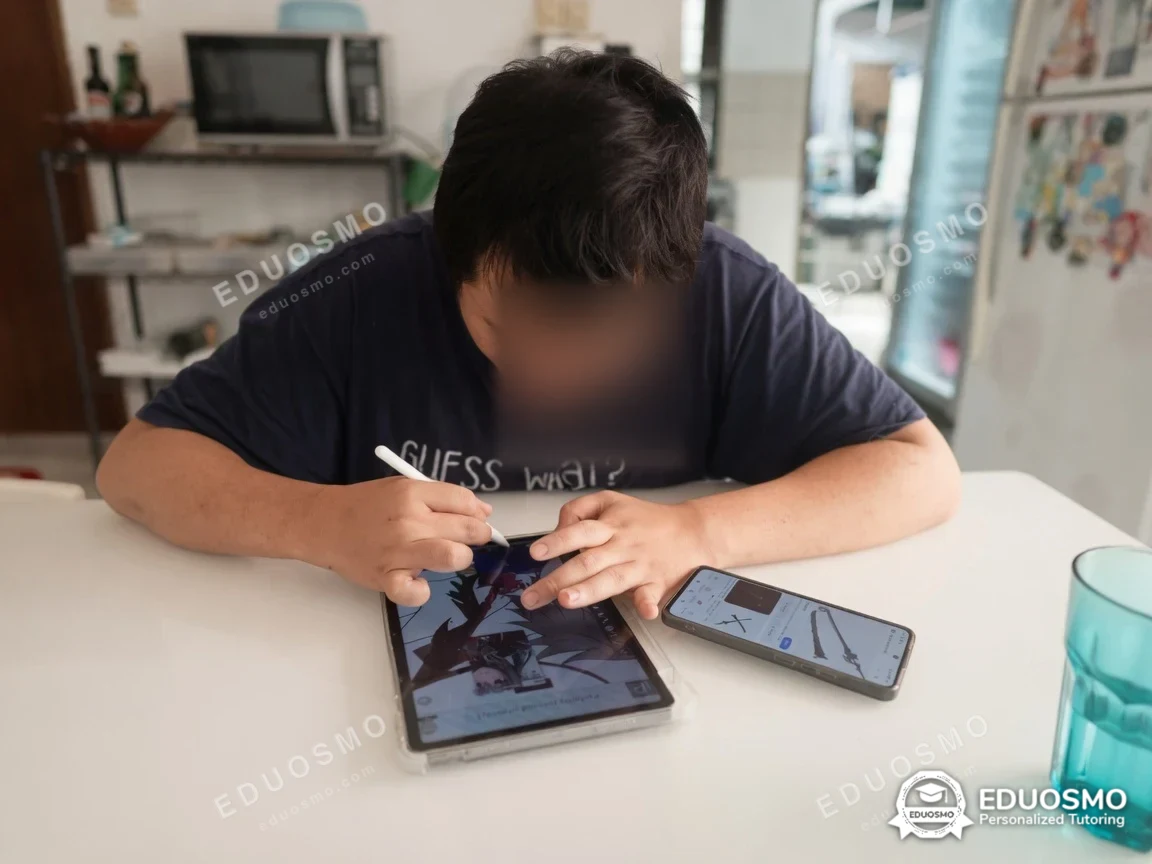 Galeri kelas menggambar anime: siswa bersama tutor Eduosmo di Bandung