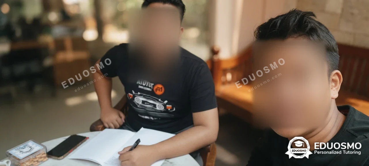Siswa Bandung belajar kimia diampu tutor Eduosmo