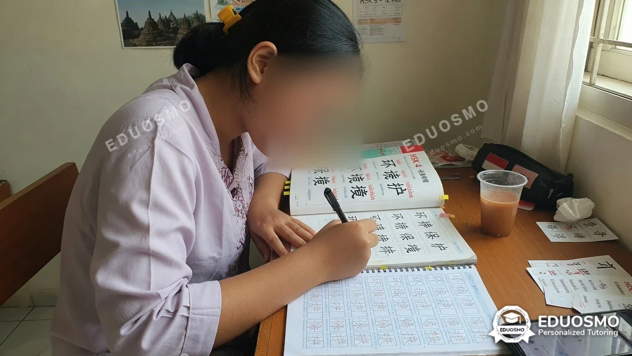 Momen sesi mandarin sedang berlangsung, Bandung