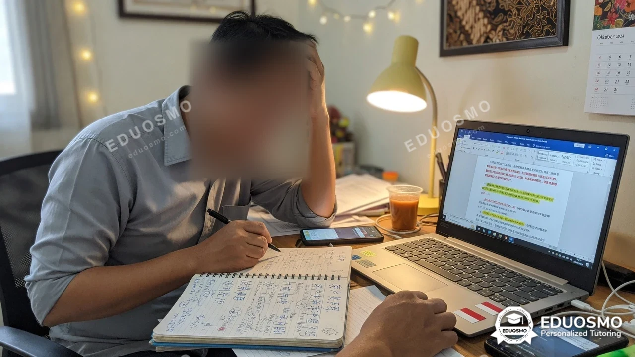 Galeri kelas mandarin: siswa bersama tutor Eduosmo di Bandung