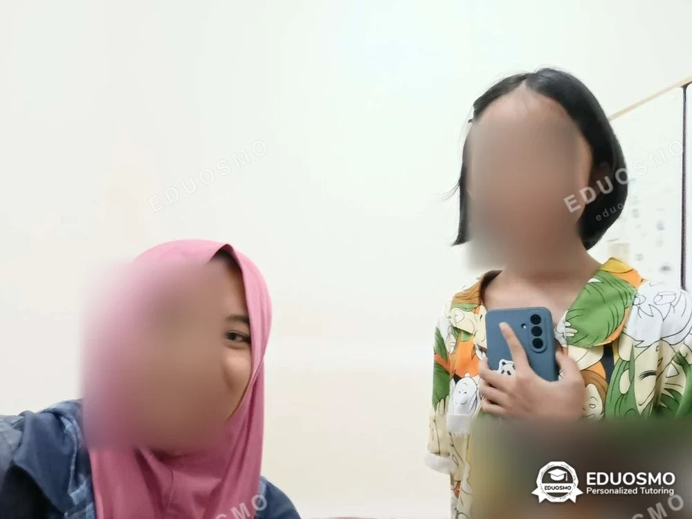 Galeri kelas tes TKA jenjang SMP: siswa bersama tutor Eduosmo di Bandung