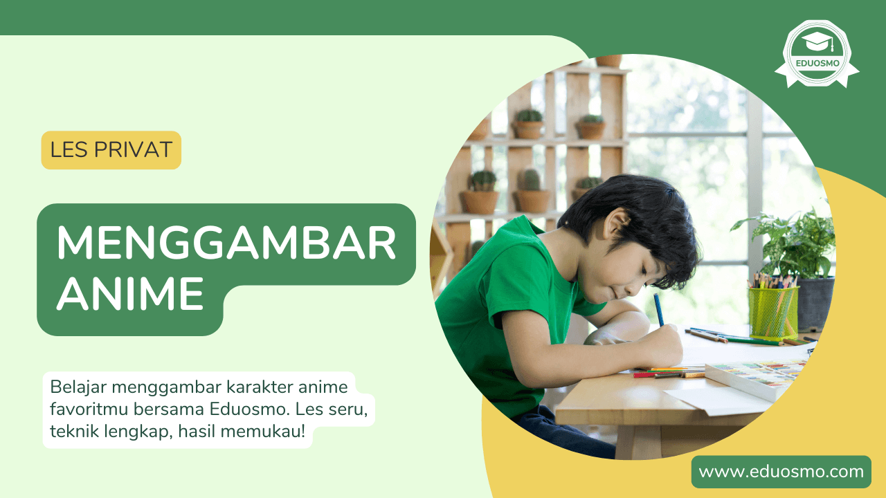 Les Privat Menggambar Anime di Bandung